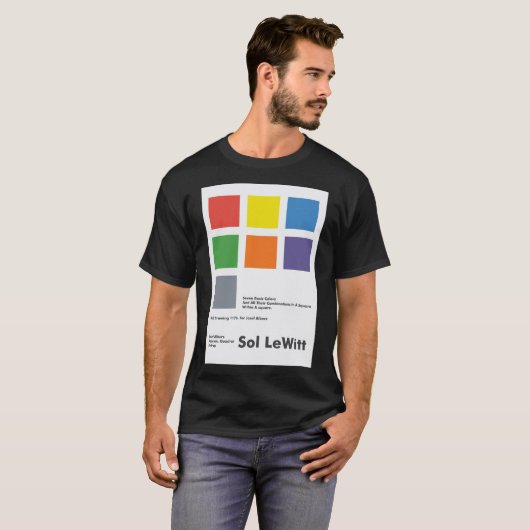Sol Lewitt For Josef Albers Classic T-Shirt (Voorkant volledig)