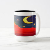 Sol, luiaard tweekleurige koffiemok (Voorkant rechts)