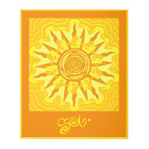 "SOL" ontwerp Metallic Art.