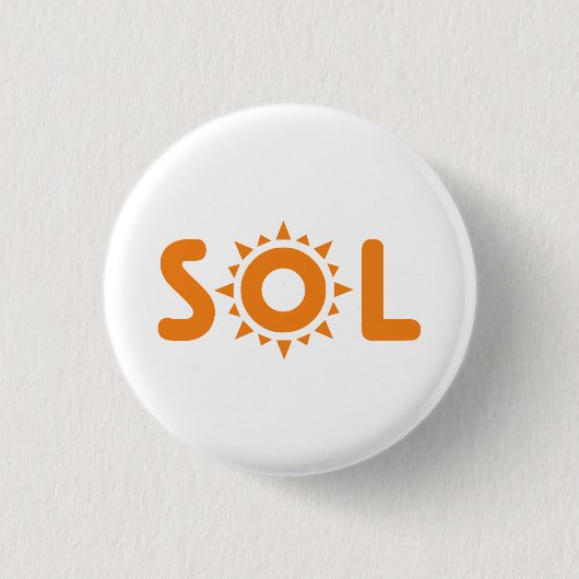Sol Ronde Button 3,2 Cm (Voorkant)