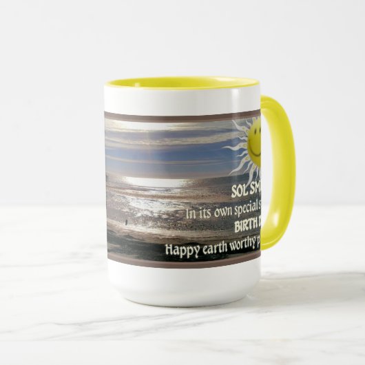 Sol Smile Birth Day Mok (Voorkant rechts)