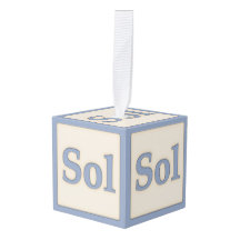 "Sol" Solfeggio Musical Baby Blocks Blue