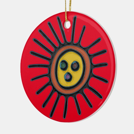 Sol Taino Circle Ornament (Links)