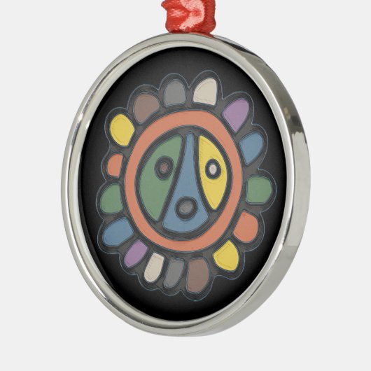 Sol Taino Circle Ornament (Links)