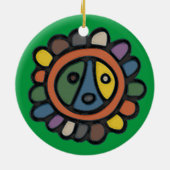 Sol Taino Circle Ornament (Achterkant)