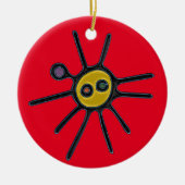 Sol Taino Circle Ornament (Voorkant)