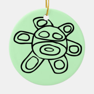 Sol Taíno de Jayuya Keramisch Ornament