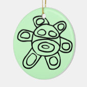 Sol Taíno de Jayuya Keramisch Ornament (Links)