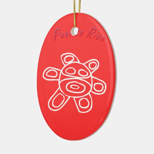 Sol Taino de Jayuya Keramisch Ornament (Links)