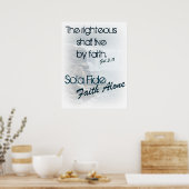 Sola Fide/ Faith Alone Poster (Keuken)