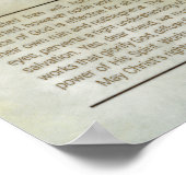 "SOLA GRATIA" 14x11-Poster (Archivaal, Matte) Poster (Hoek)