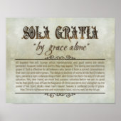 "SOLA GRATIA" 14x11-Poster (Archivaal, Matte) Poster (Voorkant)
