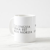 Sola Lingua Bona Koffiemok (Voorkant links)