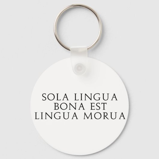 Sola Lingua Bona Sleutelhanger (Voorkant)