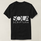 Sola Scriptura Hervormd Christelijk T-shirt (Design voorkant)