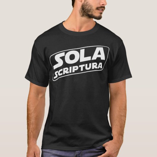 Sola Scriptura Hervormde Theologie  T-shirt (Voorkant)