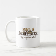 "SOLA SCRIPTURA" (met bijbelvers) Klassieke Mok va