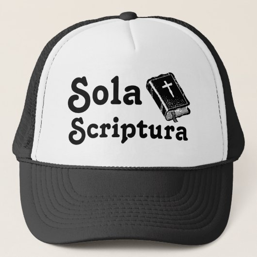 Sola Scriptura Trucker Pet (Voorkant)
