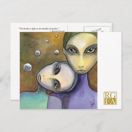 Solace-Briefkaart Briefkaart (Voorkant / Achterkant)