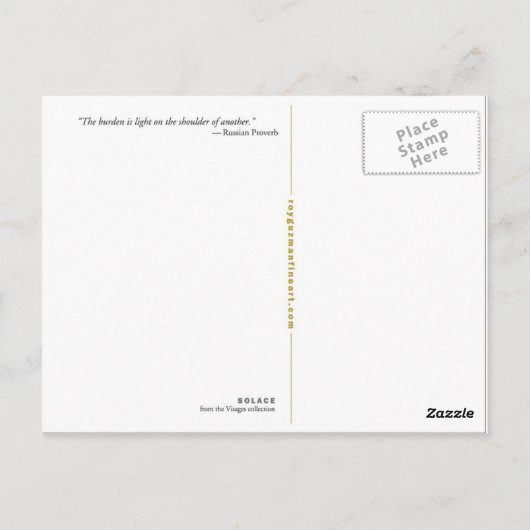 Solace-Briefkaart Briefkaart (Achterkant)