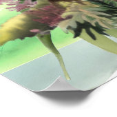 Solace in het regenwoud Spirituele zen Quote voor  Poster (Hoek)