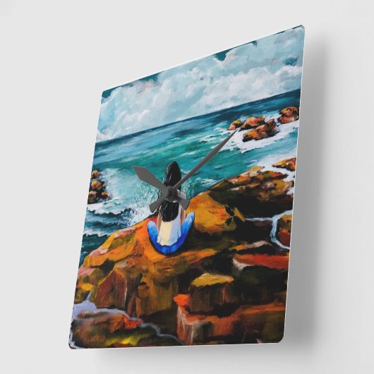 Solace Vierkante Klok (Hoek)