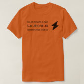 SOLAIRE ENERGIE IS ONZE OPLOSSING VOOR DUURZAME EN T-SHIRT (Design voorkant)