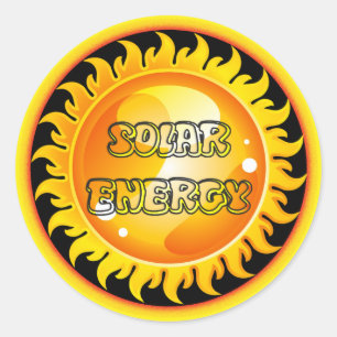 SOLAIRE ENERGIE RONDE STICKER