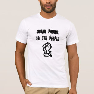 SOLAIRE MACHT VOOR DE MENSEN T-SHIRT