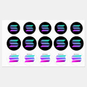 SOLANA altcoin moderne sticker voor boytrader (Vel)