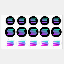 SOLANA altcoin moderne sticker voor boytrader