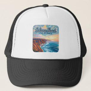 Solana Beach California San Diego Vintage Trucker Pet