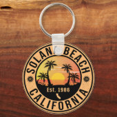 Solana Beach California  Souvenirs 60's Sleutelhanger (Voorkant)