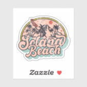 Solana Beach, Californië Sticker (Vel)