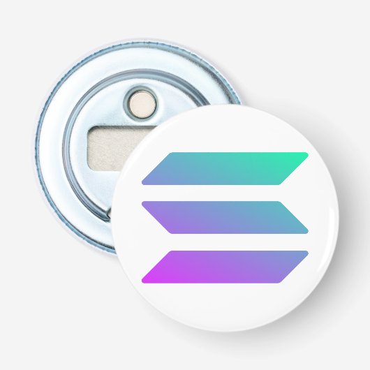 Solana Button Flesopener (Voorkant)