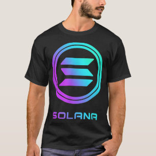 SOLANA Crypto SOL Coin Blockchain Gedecentraliseer T-shirt