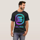 SOLANA Crypto SOL Coin Blockchain Gedecentraliseer T-shirt (Voorkant volledig)