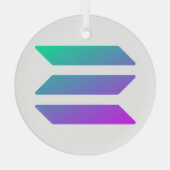 Solana Glas Ornament (Achterkant)