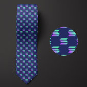 Solana Logo Cryptocurrency Pattern Stropdas