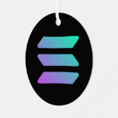 Solana Metalen Ornament (Voorkant links)
