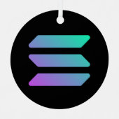 Solana Metalen Ornament (Voorkant)