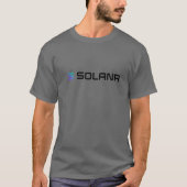 SOLANA SOL Crypto Coin Blockchain Decentralized De T-shirt (Voorkant)