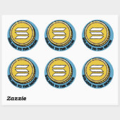 SOLANA TO MOON cadeau crypto sticker voor vriend (Vel)