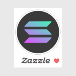 SOLANA TO MOON HANDELAAR moderne sticker voor hem