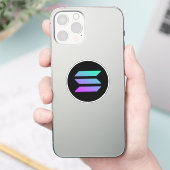 SOLANA TO MOON HANDELAAR moderne sticker voor hem (Telefoon)