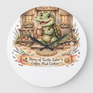 Solange Alligator Huis Decoratie Wandklok