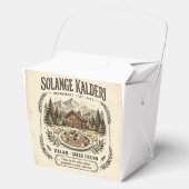 Solange Kalderi Restaurant Voorlogo & Achtermenu Bedankdoosjes (Voorkant)
