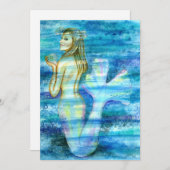 Solange Mermaid JL Biel Feestdagenkaart (Voorkant / Achterkant)