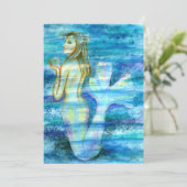 Solange Mermaid JL Biel Feestdagenkaart (Staand voorkant)