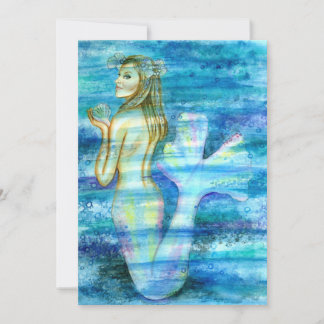 Solange Mermaid JL Biel Feestdagenkaart